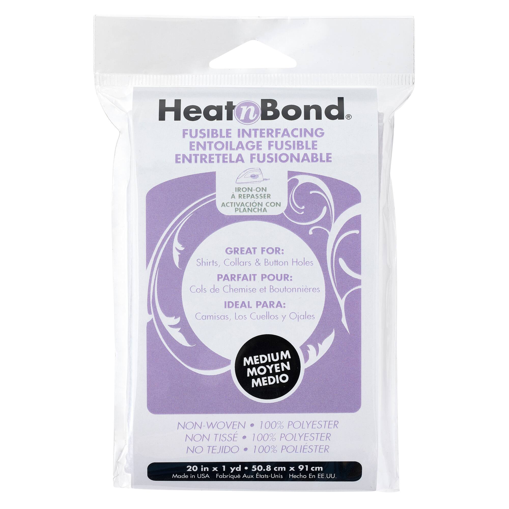12 Pack: Heat N Bond® Non-Woven Medium Fusible Interfacing